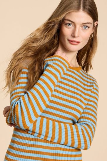White stuff shop orange jumper