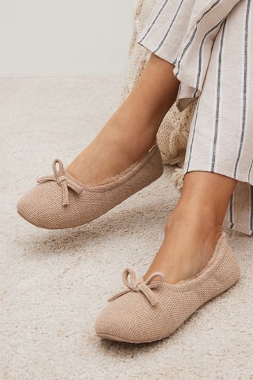 Neutral Ballerina Slippers