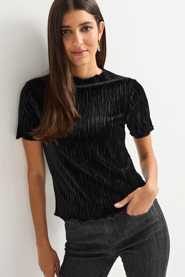Black velvet outlet tee shirt