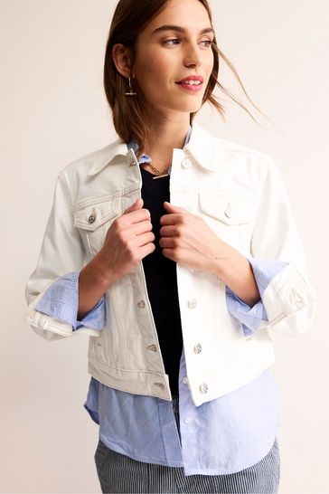 Boden white jacket online