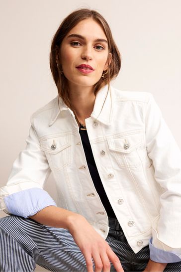 Boden white sales jacket