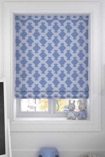 Ink Blue Kendrick Made To Measure Roman Blind