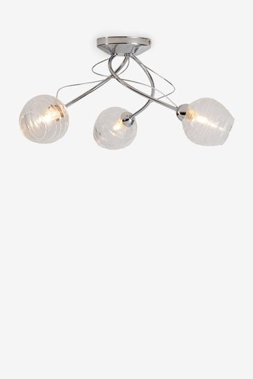 Drizzle 3 light flush sale fitting