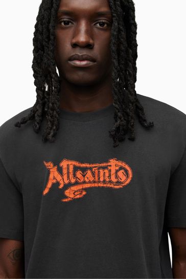 All saints 2025 black t shirt