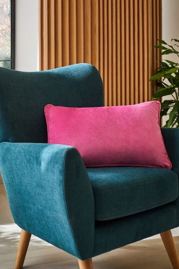 Bright Pink 40 x 59cm Matte Velvet Cushion