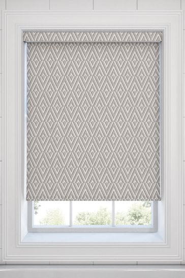 Silver Grey Nina Made To Measure Roller Blind