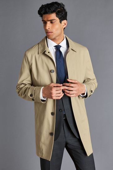 Mens cotton raincoat sales