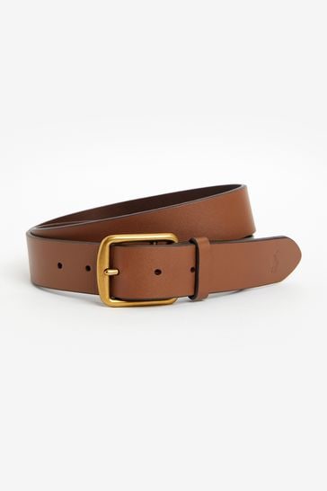 Polo Ralph Lauren Saddle Leather Logo Belt
