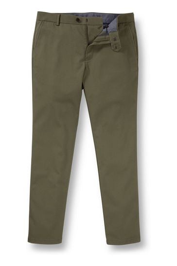 Charles Tyrwhitt Green Slim Fit Ultimate Non Iron Chinos