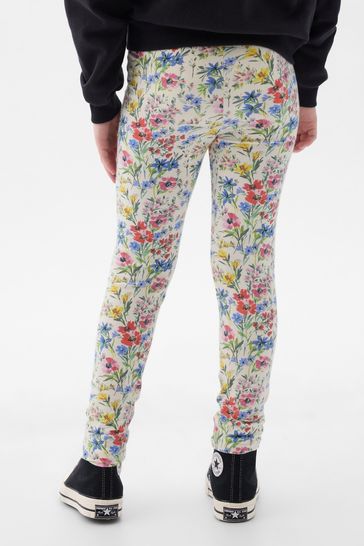 Buy Gap White Floral Print Leggings 4 13yrs from Next Ireland