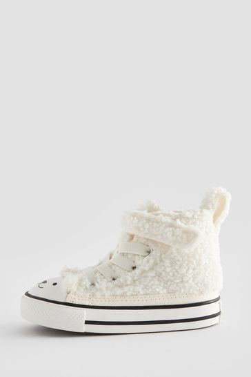 High top 2025 converse with fur
