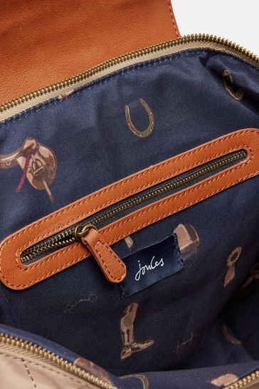 Joules leather discount backpack