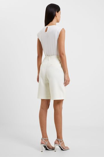 French connection wedding linen slim cheap fit shorts