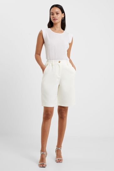 Buy French Connection Lux White Shorts from Next Luxembourg