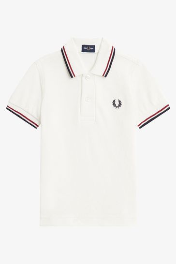 Buy Fred Perry Kids My First White Polo Shirt from Next Bahrain