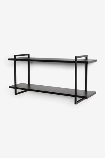 Black shelves top