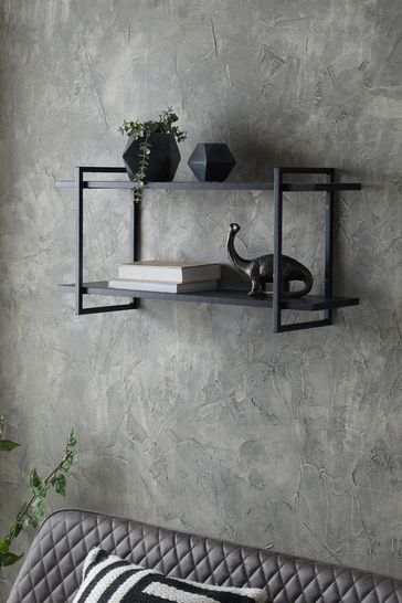 Cb2 sales black shelves