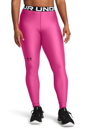 Under Armour Pink Womens Heat Gear Authentics Leggings