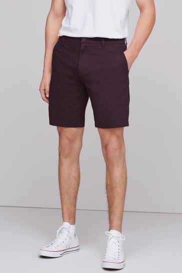 next slim chino shorts