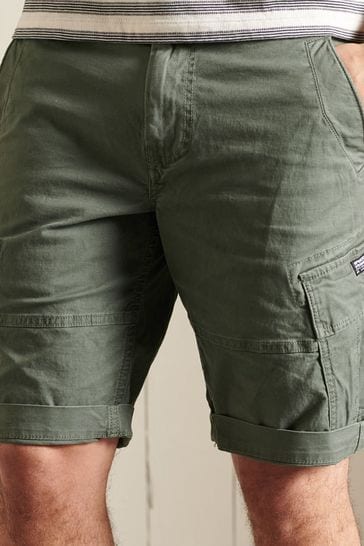 Superdry Olive Green Studios Core Chino Shorts