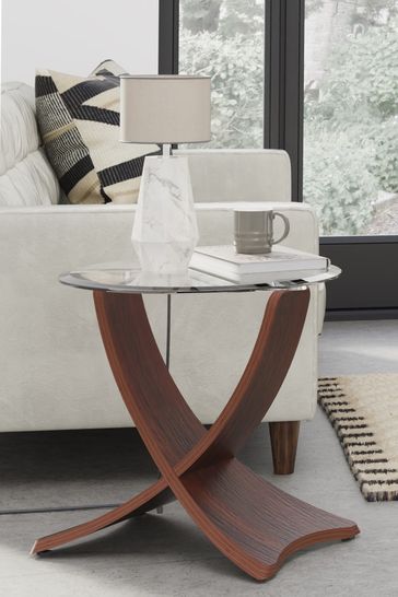 Siena Walnut Lamp Table By Jual