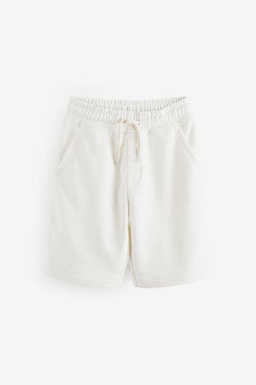 White Ecru 1 Pack Basic Jersey Shorts (3-16yrs)