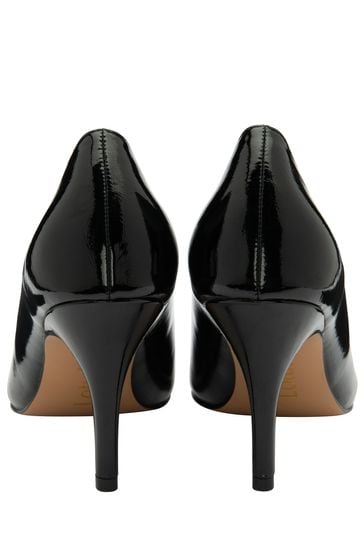 Lotus black patent shoes outlet