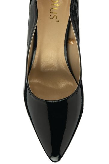 Buy Lotus Black Stiletto Heel Patent Court Shoes from Next Canada