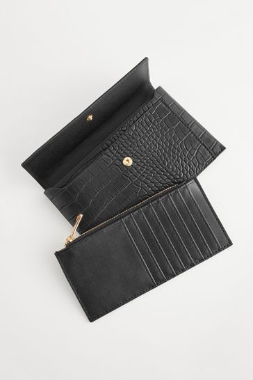 Croc effect purse clearance
