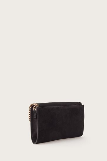 Zara black bag with chain hot sale