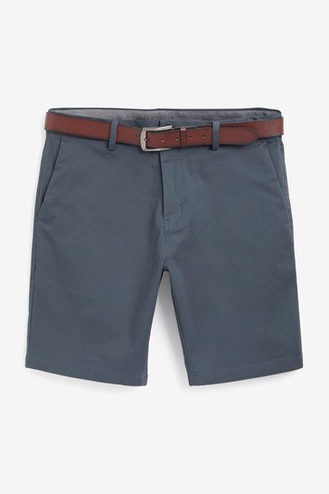 chino shorts with belt