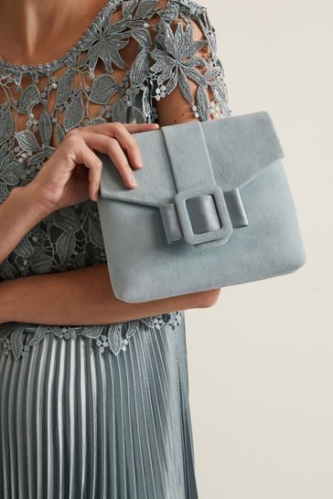 Grey cheap clutch bag