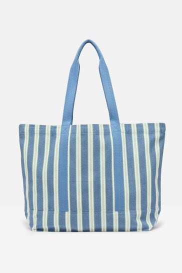 Blue and white striped bag next hotsell