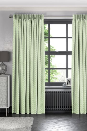 Apple Green Maud Made To Measure Curtains