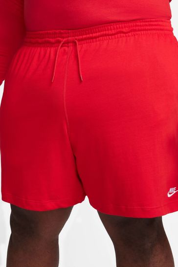 Buy Nike University Red Club Knit 100 Cotton Shorts from Next Turkey