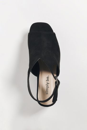 Simply be black boots sales
