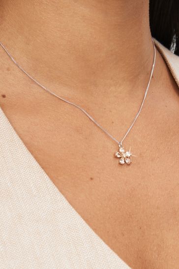 Next silver necklace sale