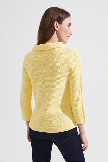 Hobbs Yellow Camilla Jumper