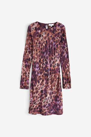 H & m leopard print dress hot sale
