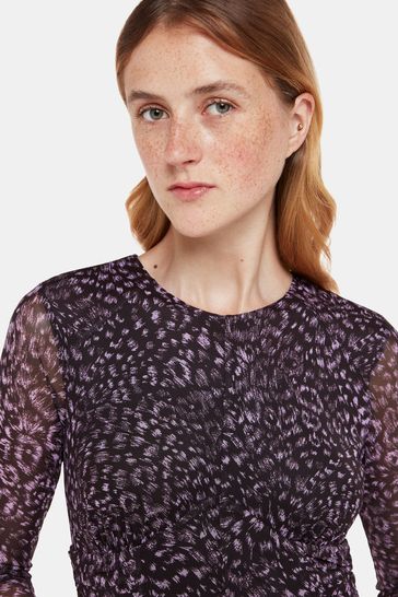 Whistles feather dress top
