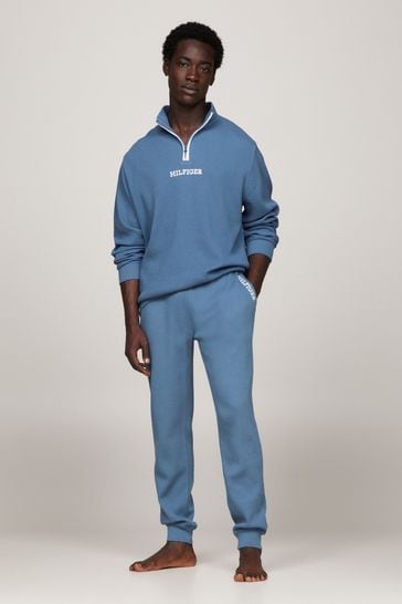 Buy Tommy Hilfiger Blue Monotype Loungewear Joggers from Next