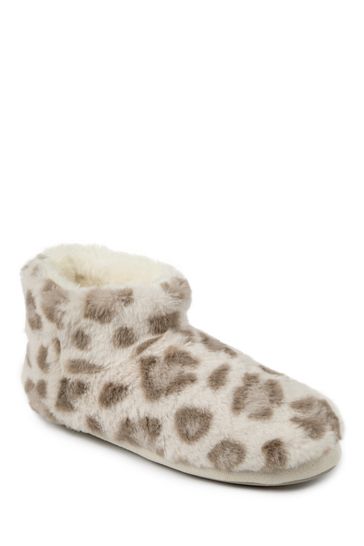 Buy Totes Animal Ladies Faux Fur Animal Short Boot Slippers from