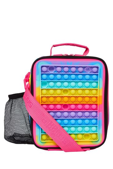 Smiggle Pink Popem Popit Poppies Lunchbox with Strap