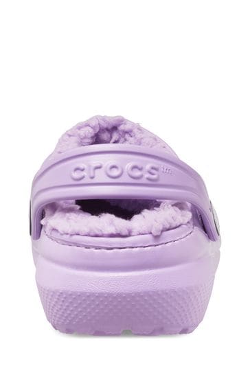 Buy Crocs Kids Purple Classic Lined Clog Sandals from Next Singapore