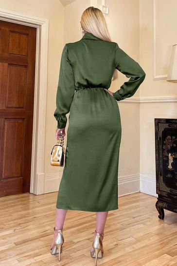 Satin shirt sales dress uk