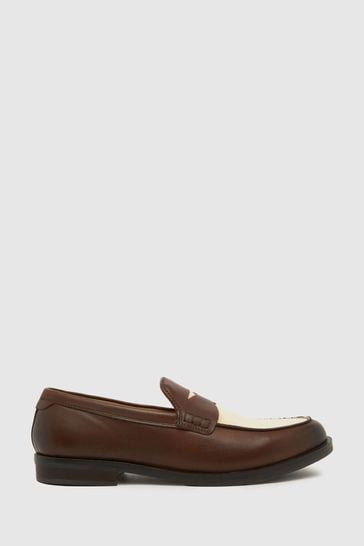 Schuh Rufus Contrast Brown Loafers
