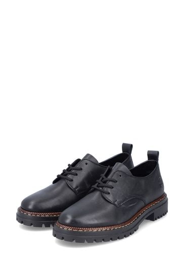 Buy Rieker Womens Lace Up Black Shoes from Next Ukraine