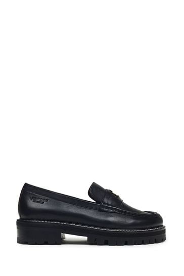 Radley London Thistle Grove Chunky Penny Black Loafers