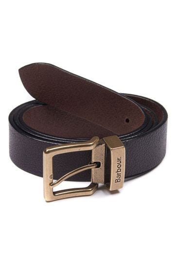 Barbour® Brown Leather Blakely Belt