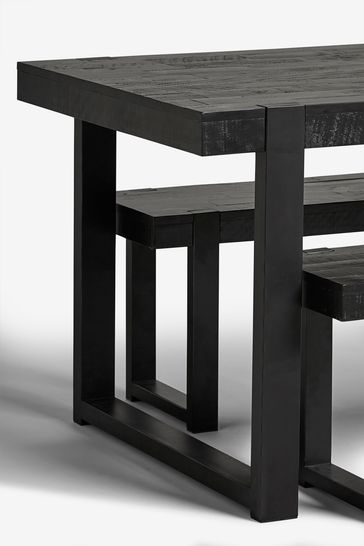 Pine and new arrivals black dining table